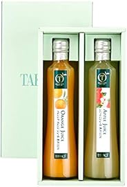 新宿高野 ジュースギフト2ＪＥＤ (バレンシアオレンジ・ふじりんご) 果汁100％フルーツジュース [内祝い/手土産/訪問] 贈答品 箱入り