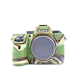 SCLSWT a9 カバー、ソニー Sony Alpha a9/ ILCE-9/a7R III/a7M3/ ILCE-7M3ミラーレス一眼カメラ適用 Alpha a9ケース シリコンカバー a7R IIIケース a7M3カバー バッテリーの交換でき 三脚ネジ穴付き カメラボディケース(MC)