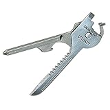 Swiss Tech スイステック Utili-Key 6-In-1 (Clamshell) 工具 キーホルダー Polished Stainless Steel ST66676並行輸入品