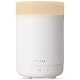 【2022年モデル】エレコム 加湿器 アロマディフューザー 卓上 エクリアミスト AC電源 シルクミスト 抗菌 約150ml 超音波式 連続運転:最大7時間、アロマ噴霧:最大22.5時間 銀系無機抗菌剤 SIAAマーク取得 空焚き防止 アロマ拡張モー