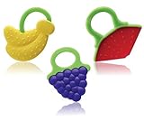 Best Quality Silicone Baby Teething Toys, Set of 3 by Mayfair Home