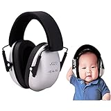 子供の耳の防衛、NRR 22dBの子供の耳の保護の耳のマフ、コンサートや花火のための調整可能な聴覚保護 (シルバー)