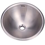 キングストン真鍮Gourmetier kur16167bn 22ゲージ16 – 1 / 8-inch-by-16 – 1 / 8-inch-by-7 – 1 / 8インチシングルボウルステンレススチー