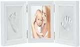 Unilove Baby Handprint Kit Footprint Frame Clay Babyprint Photo Frame Handprint Keepsake Ornament (T