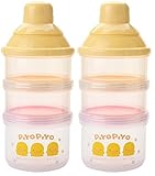 Piyo Piyo 2+1 Milk Powder Dispenser, 2 Count by Piyo Piyo [並行輸入品]