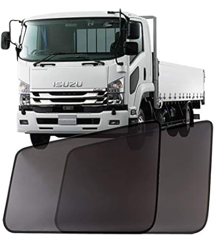 Amazon | トラック 自動車用 ロールスクリーン □いすず4トン：07 