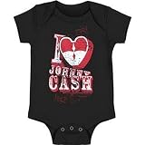 ジョニー・キャッシュ Johnny Cash Love Infant ベビー Baby Romper Creeper シャツ T-Shirt
