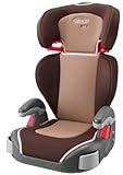 GRACO (グレコ) ジュニアシート ジュニアプラス カラーズ ブラウン 3歳頃からのロングユース仕様 (収納式カップホルダー付き) 2045549