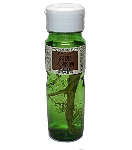 Amazon.co.jp: 長野県産 高麗人参酒エクセレント 4年物人参入(酒720ml