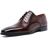 [フォクスセンス] ビジネスシューズ 革靴 本革 ストレートチップ 紳士靴 外羽根 ブラウン ...