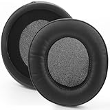 イヤーパッド交換用イヤーパッドクッション Razer Nari Nari Ultimate Nari Essential Kraken Kitty Kraken Tournament Editionヘッドセットに対応 プロテインレザー メモリーフォームイヤーマフ イヤーパッド - ブラック