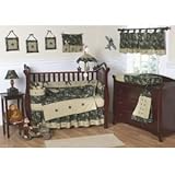 Sweet Jojo Designs 3-Piece Green Camo Children's and Teen Full / Queen Boys Bedding Set [並行輸入品]