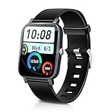 スマートウォッチ Smart Watch 【Bluetooth5.0＆1.7インチ大画面】腕時計 活動量計 スポーツウォッチ IP68防水 