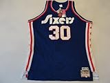 Mitchell & Ness Authentic 1975 – 76 Philadelphia 76ersジョージ・マクギニスブルー# 30 Jerseyサイズ52