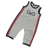 [ディーアンドジージュニア] D&G JUNOR ノースリーブ ボディースーツ DGL04505GRY 3Mサイズ