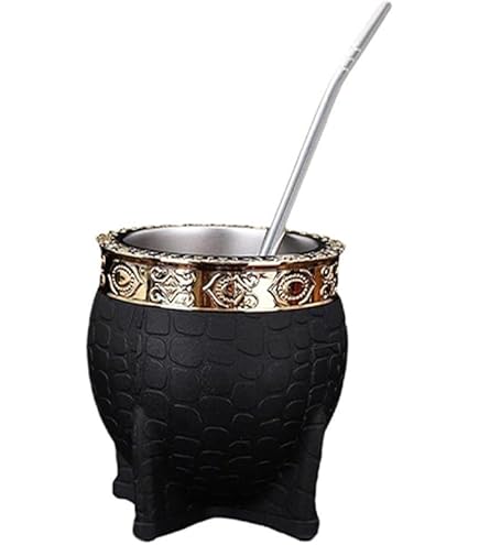 Amazon.co.jp: マテ茶カップ パラグアイティーカップ スプーンストロー