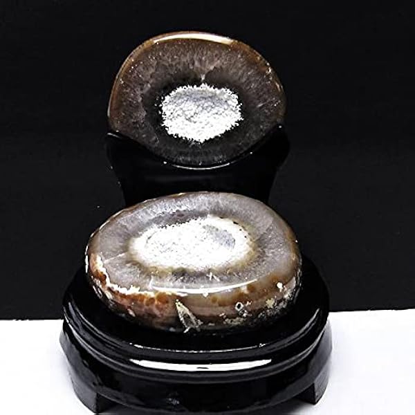 Amazon | SUKIMIND 瑪瑙 ジオード 天然石 原石 トレジャーメノウ 水晶