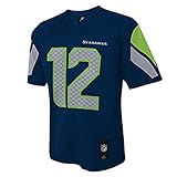 シアトル・シーホークス12th Fan NFLキッズ4 – 7ミッドティアチームジャージネイビー