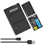 HOSAN LP-E6 LP-E6N 純正互換 バッテリー 2個 + USB 急速充電器 キット 対応機種Canon LP-E6 LP-E6N Canon EOS 5D Mark II 5D Mark III 5D Mark IV 5DS 5DS R 6D 6D Mark II 7D 7D Mark II 60D 60DA 70D 80D XC10