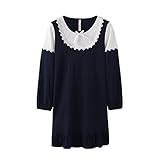 ALUP- 秋と冬 - セクシーなパジャマ寝間着ハーネスコットン長袖ホームサービス ( 色 : As shown , サイズ さいず : Xl xl )