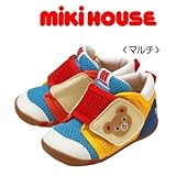 ミキハウス(mikihouse) プッチー＆うさこダブルラッセルファーストベビーシューズ（12-9301-970） 13cm マルチ（87）