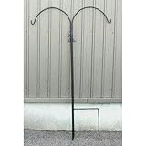 スチール製 ハンギングポール 園芸用ポール 【幅72cm】 高さ調整可 吊下げアーム・フック付 日本製 〔園芸用品 庭 花〕