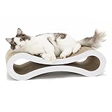 by Amazon 猫壱 爪とぎ バリバリベッド8 ホログラムホワイト