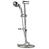 Lifting Bathingハンドヘルドシャワーヘッドセット – シルバー+シアン
