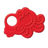 oogaa Baby Silicone Octopus Teether - Easy Clean, Baby Safe - 7 x 3.5in - Red by oogaa
