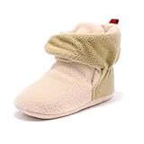 Hzjundasi 赤ちゃん シューズ ボーイズ ガールズ 幼児 アンチスリップ ハイブーツ 最初のウォーキング 靴 0-24ヶ月 12 色 内側の長さ:11cm(4.33in)