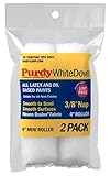 Purdy 140606042 White Dove 4-Inch x 3/8-Inch Nap Wire Mini Roller Replacements, 2-Pack [並行輸入品]