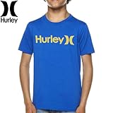ハーレー HURLEY キッズ TシャツONE AND ONLY YOUTH TEEロイヤル ブルーNO7 Sサイズ