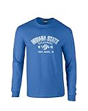 NCAA unisex-adult防縮加工長袖Tシャツ S ブルー