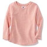 オールドネイビー OLD NAVY/ マールドスクープネックスイングトップ グァバ ネクター トップス長袖Tシャツ L【並行輸入】