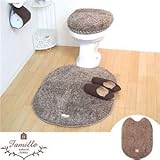 オカトー ファミーユ トイレマット ロングサイズ ブラウン