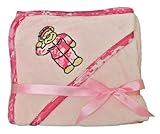 Plush Fleece Pink Camo Military Teddy Bear Soldier Baby Blanket [並行輸入品]