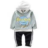 YY-Natuhi ベビー服 子供服 男の子 スウェット パーカー 長ズボン 上下2点セット 長袖 フード付き トップス トレーナー セットアップ キッズ服 秋冬 新生児 ボーイズ スポーツ パンツ 