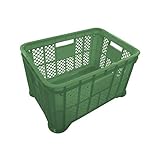 安全興業 採集コンテナ平底 緑 ×6