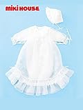 [ミキハウス] MIKIHOUSE 【ミキハウス(ベビー)】 【箱付】春・夏のご退院・お宮参りに☆ 清楚なセレモニードレス３点セット (50cm-60cm) 40-1924-365 白/フリー<50-