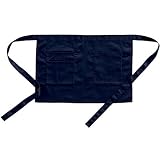 [クロダルマ] 作業用 ショートエプロン(腰下前掛け) ネイビー 47229 F