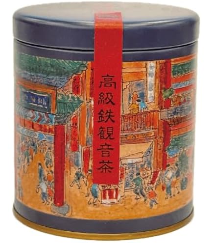 台湾産凍頂烏龍茶 冻顶乌龙茶 保存缶 茶葉缶 中国 レトロ Amazon.co.jp: 凍頂烏龍茶100g (缶) 創業明治25年 萬珍樓 横浜中華街