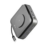 j5create USB-C デュアル 4K HDMI 12in1 ドッキングステーション ワイヤレス充電搭載 PD 140W デュアル4K HDMI出力 USB A 3.2Gen1x1/Gen2x1USB C 3.2Gen2x1/Gen2x1 10Gbps 有線LAN SDカード 3.5mmジャック MacBook M1/M2/M3/M4 Windows iPad対応 縦置 JCD3199-EJ