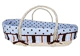 Trend Lab Moses Basket Set, Max Blue by Trend Lab [並行輸入品]