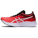 ASICS Women's Magic Speed Running Shoes, 5M, Sunrise RED/White