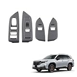 ティエスオ スバル フォレスター SL系 ウインドウスイッチパネルカバー カスタム パーツ アクセサリー 4P ABS カーボン調 FO208