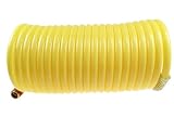 Coilhose Pneumatics N14-17B Coiled Nylon Air Hose, 1/4-Inch ID, 17-Foot Length with (2) 1/4-Inch Swi