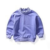子供用　　トップス　　セーター　　赤ちゃん服　　女の子　　ガール　　かわいい　　快適　　上品 (140, ブルー)