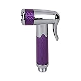 Kicode ステンレススチールトイレ ハンドヘルドおむつスプレーシャワー ABSホースバスルームホームホルダー