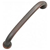 Hickory Hardware P2282-OBH 128mm Zephyr Pull, Oil-Rubbed Bronze Highlighted [並行輸入品]