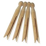 Honey-Can-Do DRY-01389 Traditional Wood Clothespins, 100-Pack by Honey-Can-Do